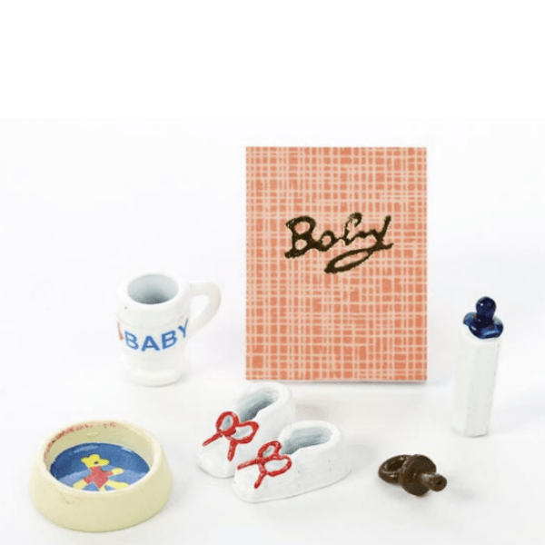 Dollhouse Miniature Baby Set
