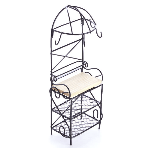 Dollhouse Miniature Baker's Rack