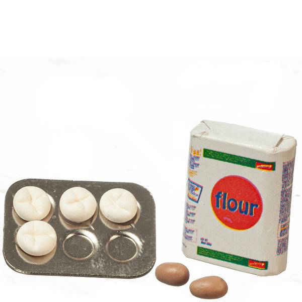 Dollhouse Miniature Baking Set