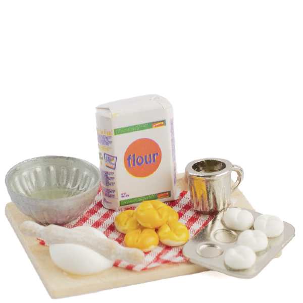 Dollhouse Miniature Baking Set