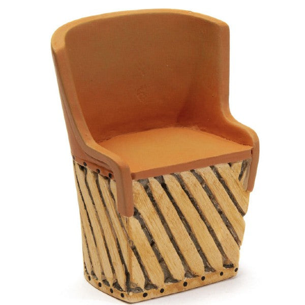 Dollhouse Miniature Equipale Barrel Chair