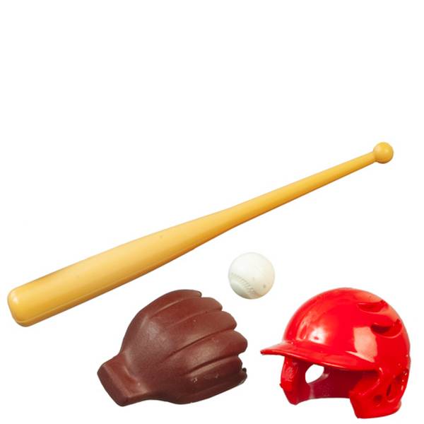 4-Piece Dollhouse Miniature Baseball Set