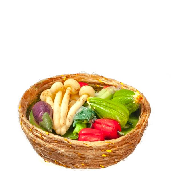 Dollhouse Miniature Vegetable Basket