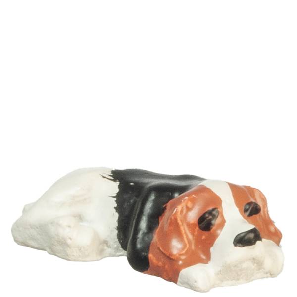 Dollhouse Miniature Bassett Hound