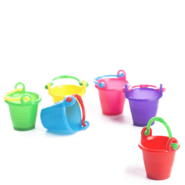 Dollhouse Miniature Beach Pails