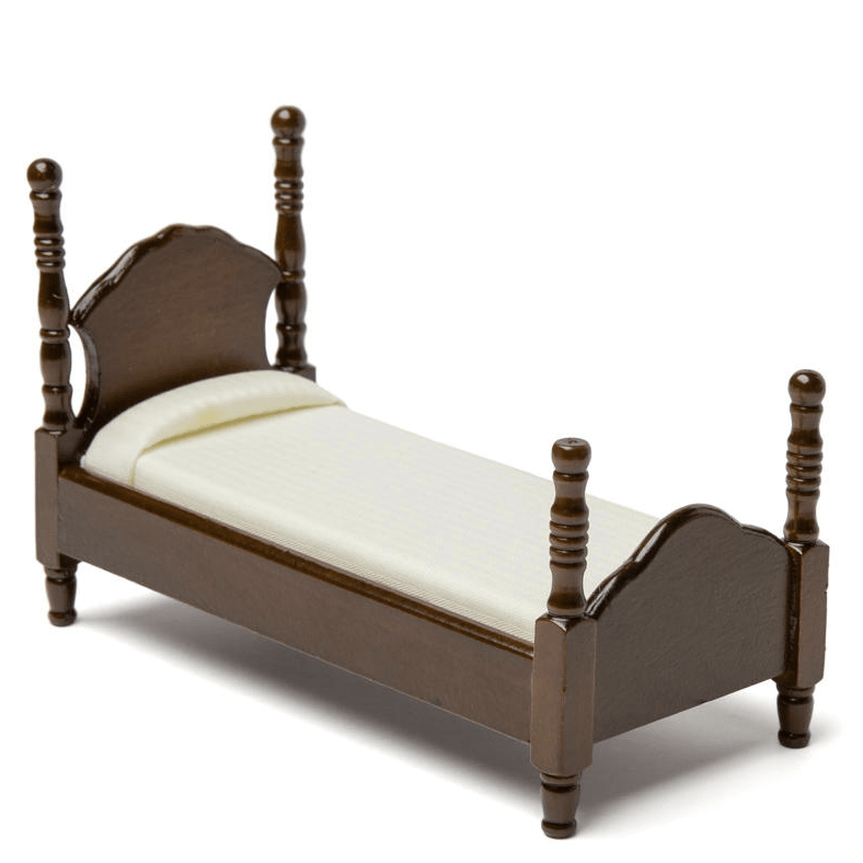 Dollhouse Miniature Twin Bed