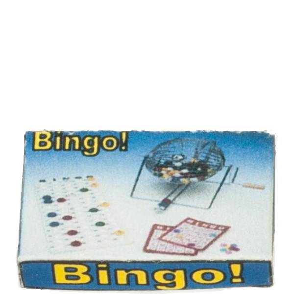 Dollhouse Miniature Bingo Box