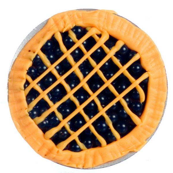 Dollhouse Miniature Blueberry Pie