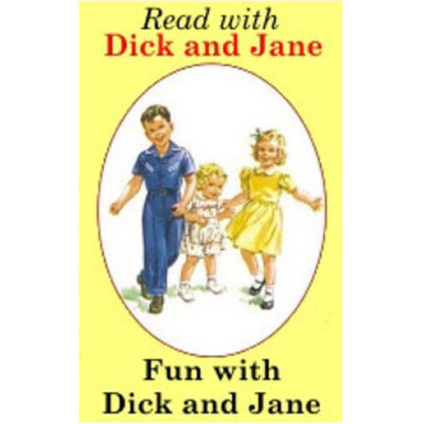 Dollhouse Miniature Dick and Jane Reader Book with Color Pages