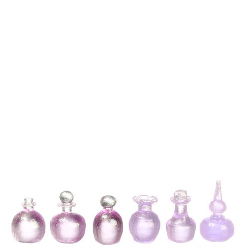 Lavender Dollhouse Miniature Bottles
