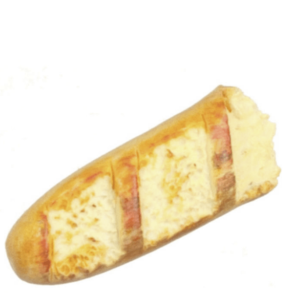 6 Dollhouse Miniature Half Baguettes