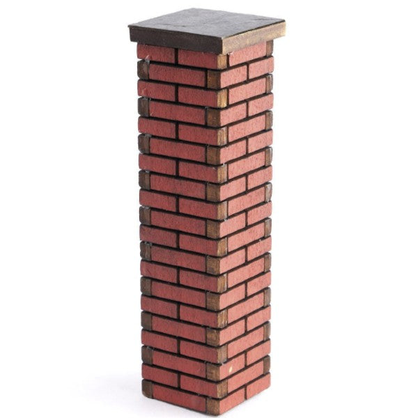 Small Dollhouse Miniature Brick Column