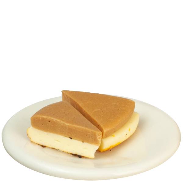 2 Pieces of Dollhouse Miniature Cake on a Plate