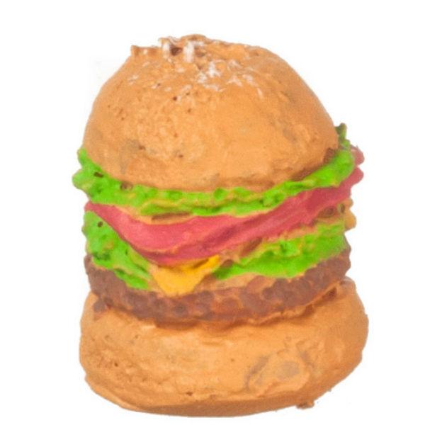 Dollhouse Miniature Cheeseburger