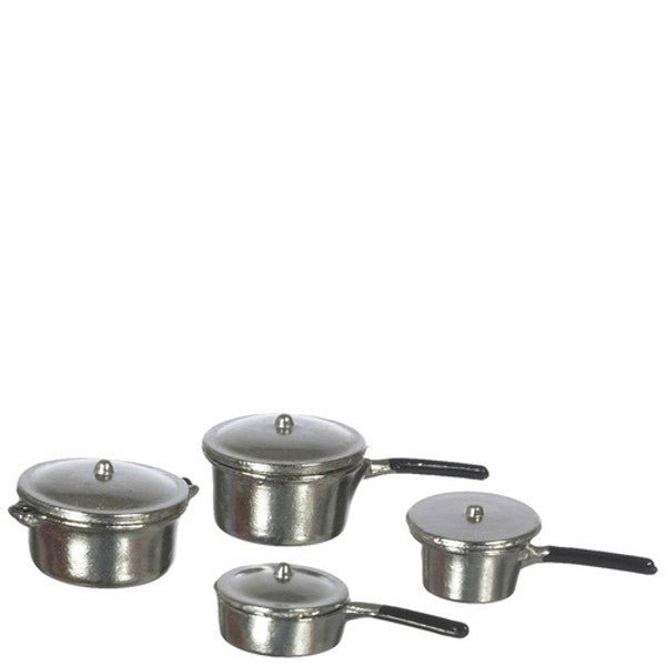 Dollhouse Miniature Aluminum Cookware