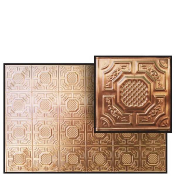 Dollhouse Wallpaper Copper Ceiling