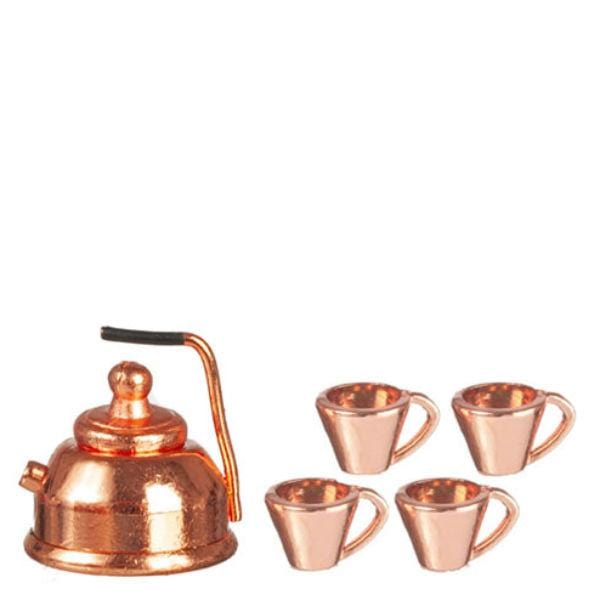 Dollhouse Miniature Copper Tea Sea