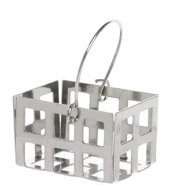 Dollhouse Miniature Crate Basket