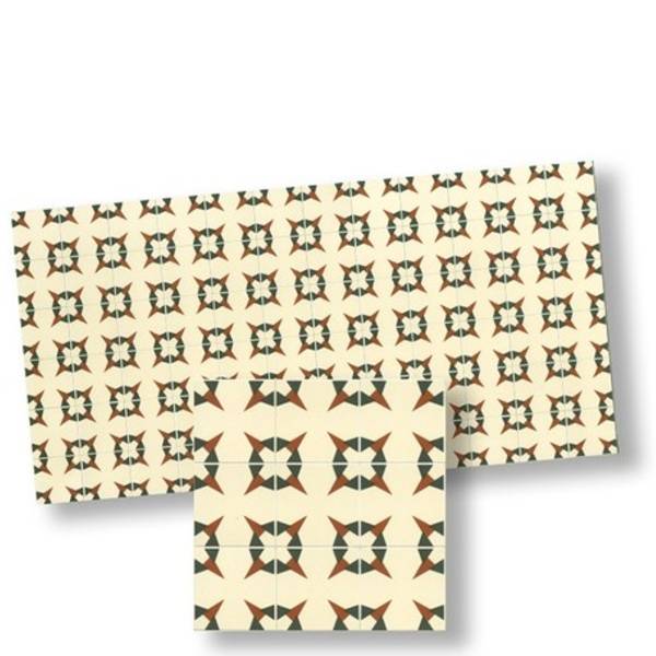 Cream Mosaic Dollhouse Floor Tile