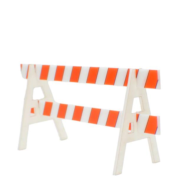 Dollhouse Miniature A-Frame Crowd Barricade