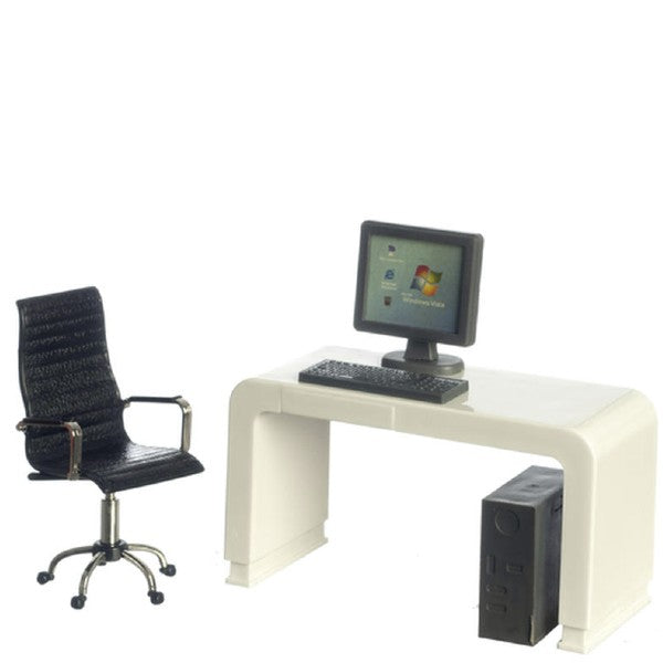 Dollhouse Miniature Office Set