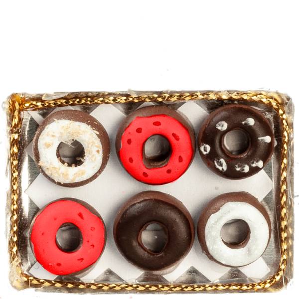 Dollhouse Miniature Tray of Donuts