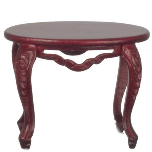 Fancy Dollhouse Miniature Victorian End Table