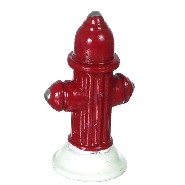 Red & White Dollhouse Miniature Fire Hydrant