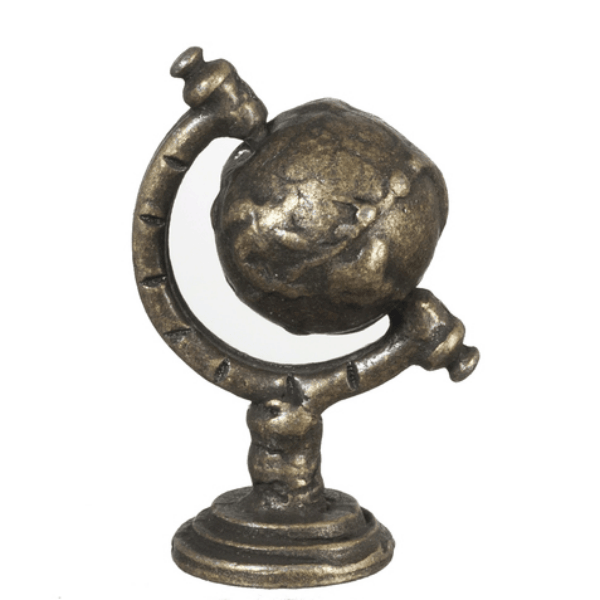 Antique Brass Dollhouse Miniature Globe