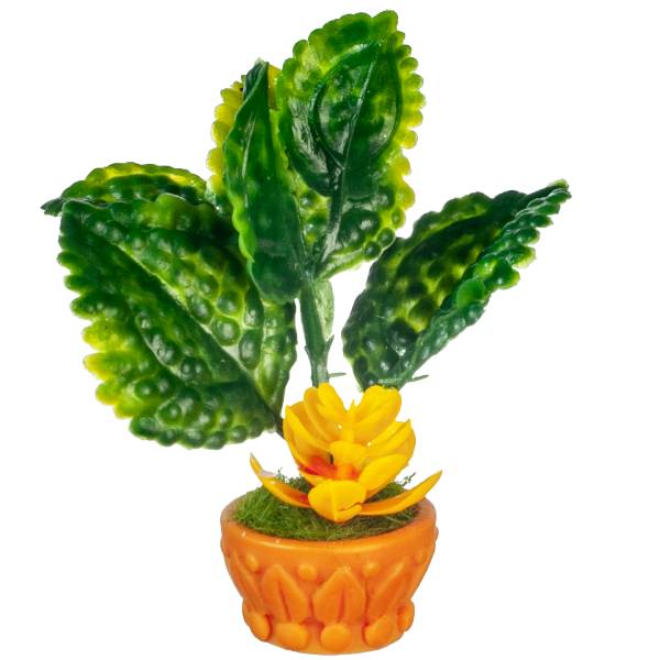 Dollhouse Miniature Greenery In Pot