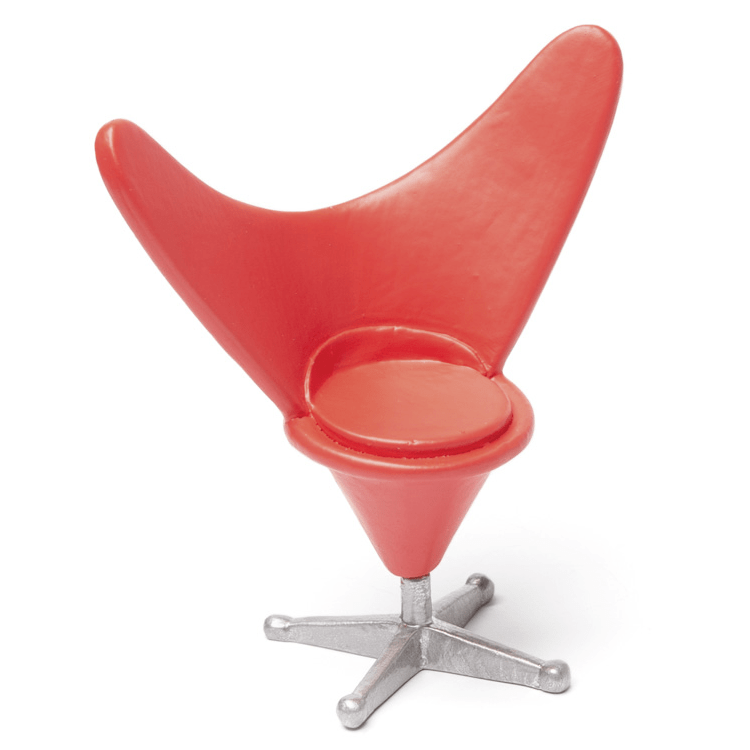 Heart Cone Dollhouse Miniature Chair