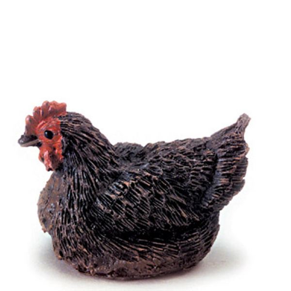 Dollhouse Miniature Sitting Hen