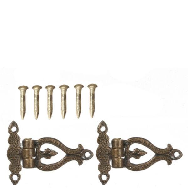 Antique Bronze Hinges with Pins