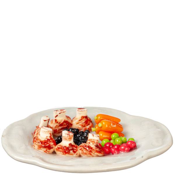 Dollhouse Miniature Lamb Cutlets