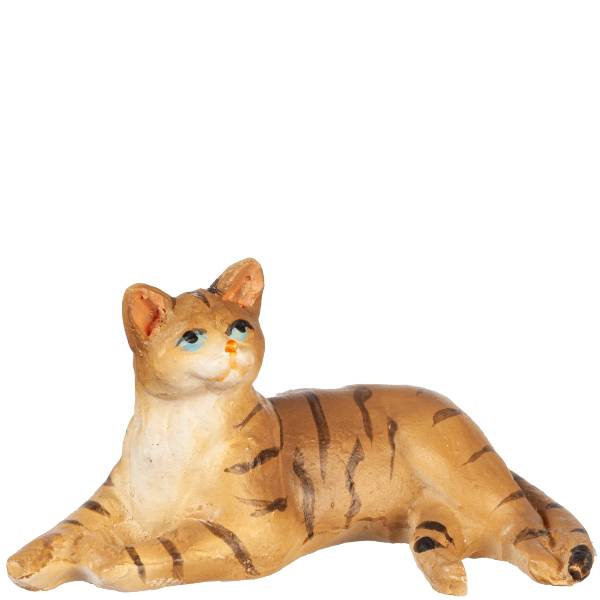 Dollhouse Miniature Relaxed Tabby Cat