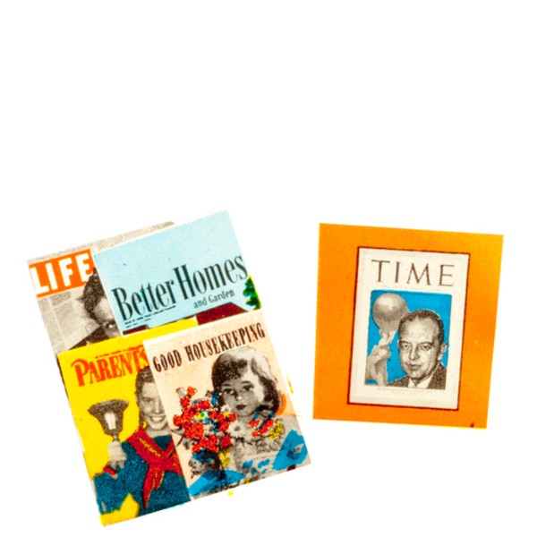 5 Vintage Dollhouse Miniature Magazines
