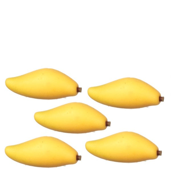 5 Dollhouse Miniature Mangos