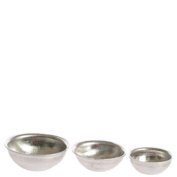 3 Dollhouse Miniature Mixing Bowls