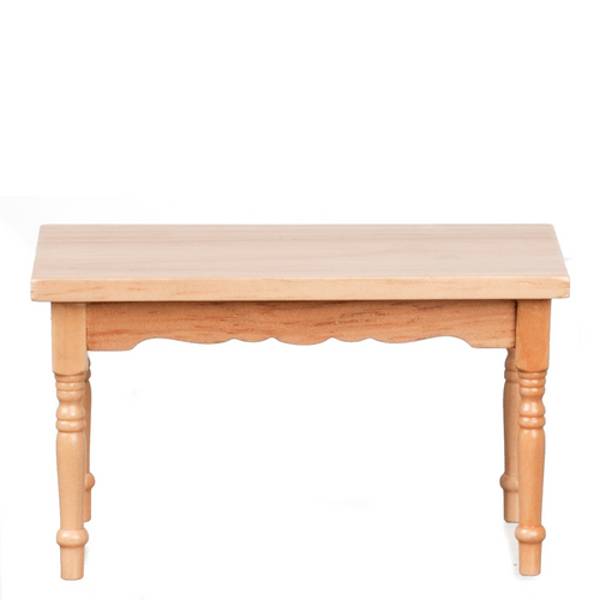 Oak Dollhouse Miniature Kitchen Table