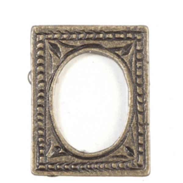 Antique Brass Dollhouse Miniature Picture Frame