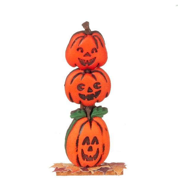 Dollhouse Miniature Pumpkin Stack