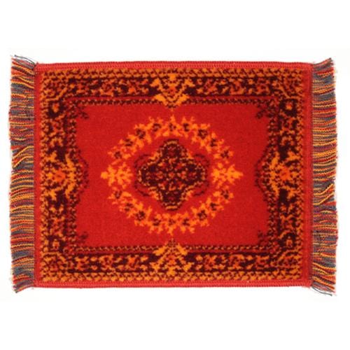 Red Dollhouse Miniature Karastan Rug