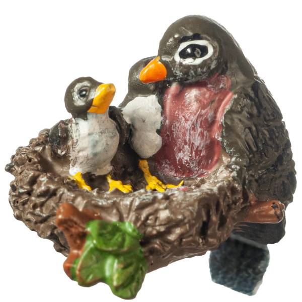 Dollhouse Miniature Robin's Nest
