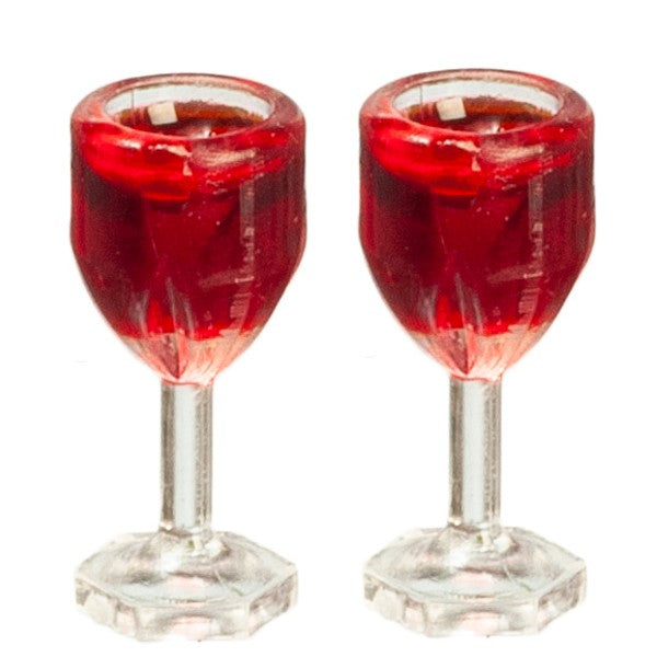 Dollhouse Miniature Rose Wine