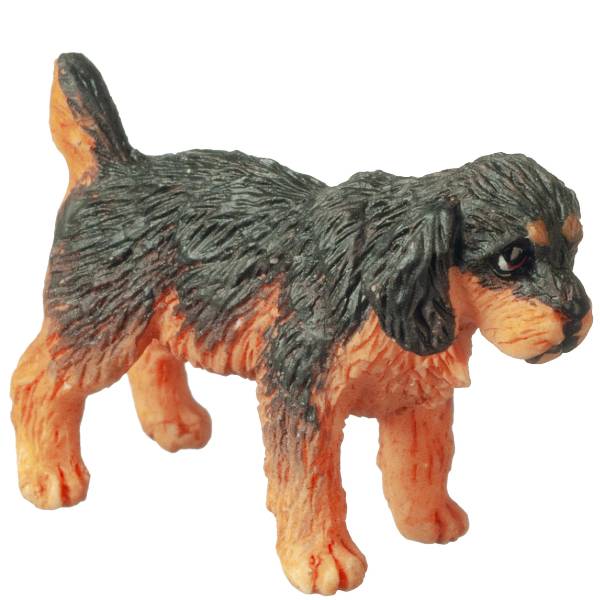 Dollhouse Miniature Rottweiler Puppy