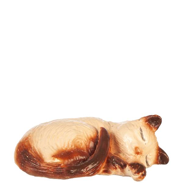 Dollhouse Miniature Laying Siamese Cat