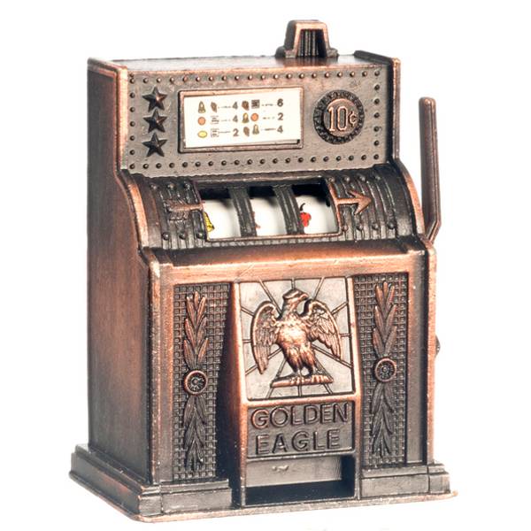 Dollhouse Miniature Slot Machine