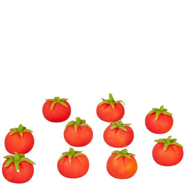 10 Dollhouse Miniature Tomatoes