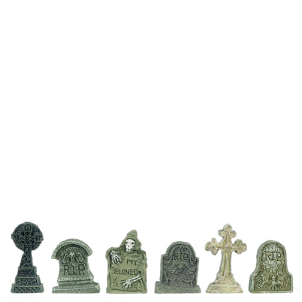 Dollhouse Miniature Tombstones