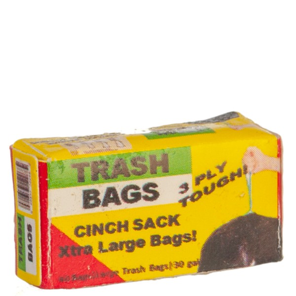 Dollhouse Miniature Trash Bags